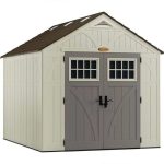 Suncast Tremont 8×10 BMS8100 Outdoor Resin Storage Shed