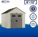 Suncast Tremont 8×10 BMS8100 Outdoor Resin Storage Shed - Image 2