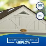 Suncast Tremont 8×10 BMS8100 Outdoor Resin Storage Shed - Image 5