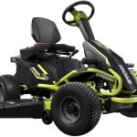 Ryobi 38" 100Ah Electric Rear-Engine Riding Lawn Mower – Model RY48111