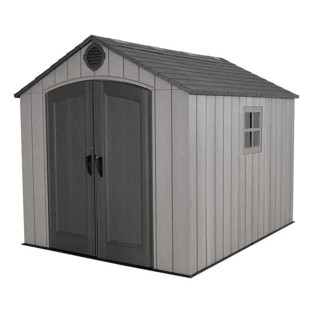 1-2-1-1 Lifetime 8 ft x 10 ft Outdoor Storage Shed 60371 - Image 1