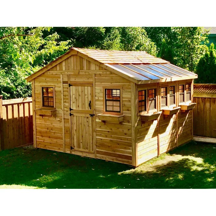12_ft._W_x_12_ft._D_Cedar_Wood_Sunshed_Garden_Shed-1 12 ft. W x 12 ft. D Cedar Wood Sunshed Garden Shed - Image 1
