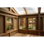 12 ft. W x 12 ft. D Cedar Wood Sunshed Garden Shed - Image 4