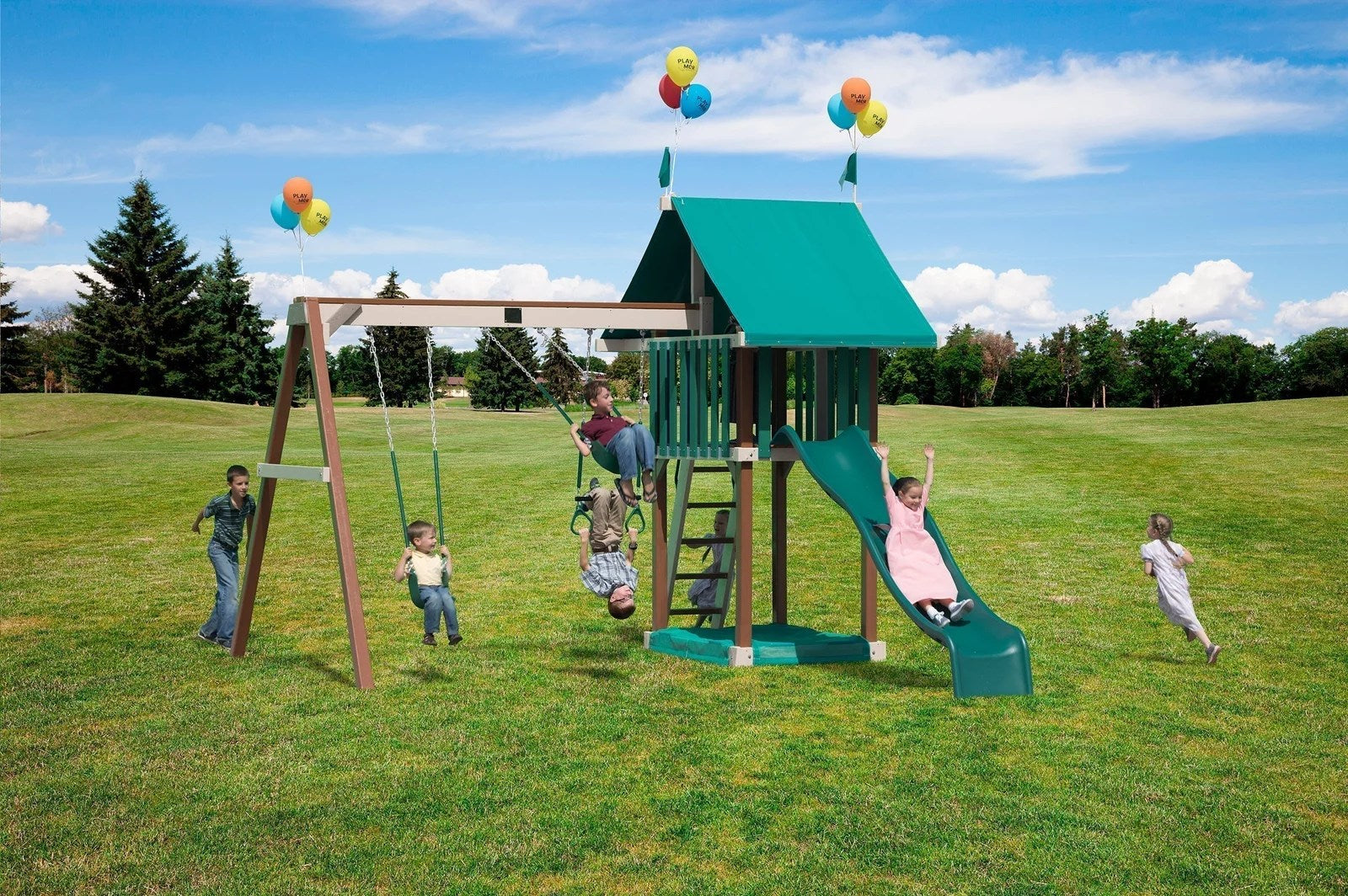 171_PolyLovelyRetreat_Background-1 Play-Mor Play Tower - Image 1