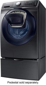 Samsung – 4.5 Cu. Ft. High Efficiency Stackable Front Load Washer with Steam and AddWash – Black stainless steel - Image 11