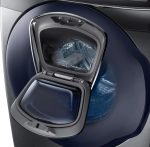 Samsung – 4.5 Cu. Ft. High Efficiency Stackable Front Load Washer with Steam and AddWash – Black stainless steel - Image 12