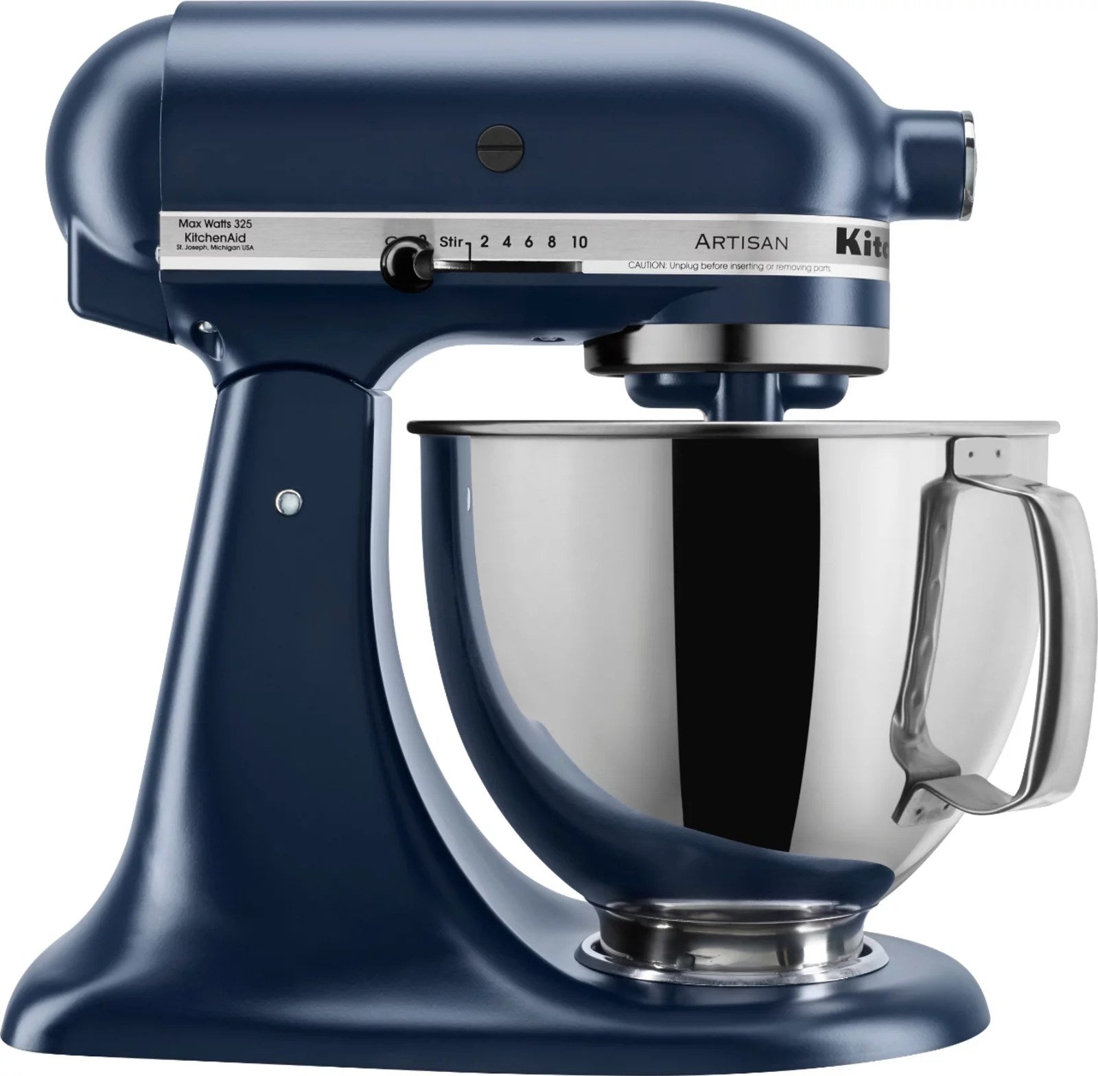 6133648_sd_01da636a-b4a3-4518-b0f4-7cc2ff7d9a0e-1 KitchenAid Artisan Series Tilt-Head Stand Mixer – Ink Blue - Image 1