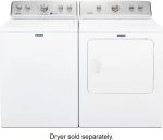 Maytag – 3.8 Cu. Ft. High Efficiency Top Load Washer with PowerWash Agitator – White - Image 6