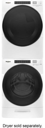 Whirlpool – 4.5 Cu. Ft. High Efficiency Stackable Front Load Washer with Steam and Load & Go XL Dispenser – White - Image 13