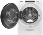 Whirlpool – 4.5 Cu. Ft. High Efficiency Stackable Front Load Washer with Steam and Load & Go XL Dispenser – White - Image 2