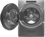 Whirlpool – 4.5 Cu. Ft. High Efficiency Stackable Front Load Washer with Steam and Load & Go XL Dispenser – Chrome shadow - Image 7