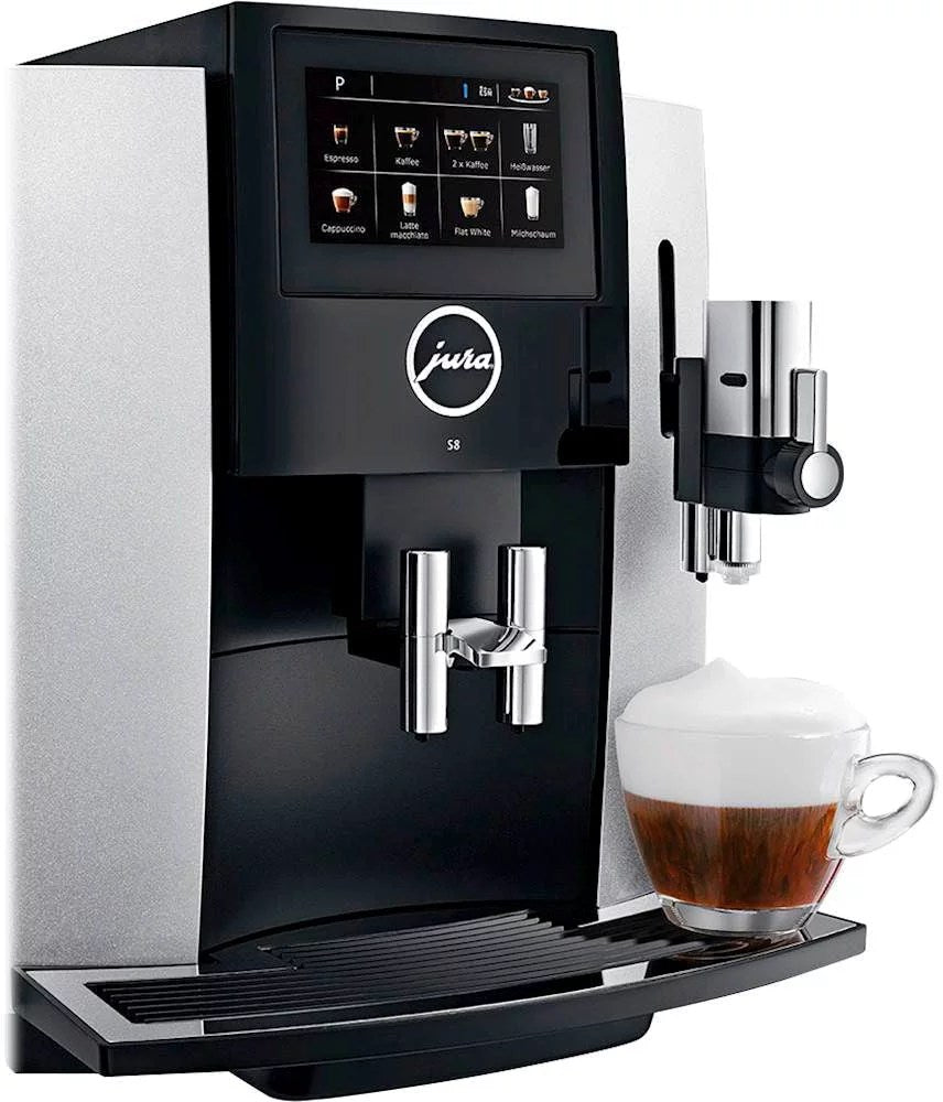 6314352cv19d_b369c69a-c14e-44b6-b320-912b9bcaa9f2-1 Jura S8 Espresso Machine with 15 bars of pressure and Milk Frothier - Image 1