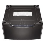 LG – SideKick 1.0 Cu. Ft. High-Efficiency Smart Top Load Pedestal Washer with 3-Motion Technology – Black steel - Image 8