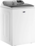 Maytag – 5.3 Cu. Ft. High Efficiency Smart Top Load Washer with Extra Power Button – White - Image 11