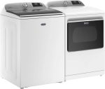 Maytag – 5.3 Cu. Ft. High Efficiency Smart Top Load Washer with Extra Power Button – White - Image 5