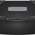 LG – SideKick 1.0 Cu. Ft. High-Efficiency Smart Top Load Pedestal Washer with 3-Motion Technology – Black steel