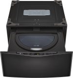 LG – SideKick 1.0 Cu. Ft. High-Efficiency Smart Top Load Pedestal Washer with 3-Motion Technology – Black steel - Image 13