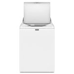 Maytag – 5.2 Cu. Ft. High Efficiency Top Load Washer with Extra Power Button – White - Image 2