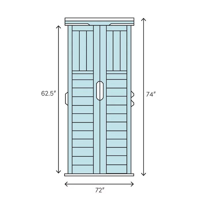 6 ft. W x 3 ft. D Grand Garden Chalet Cedar Wood Tool Shed - Image 6