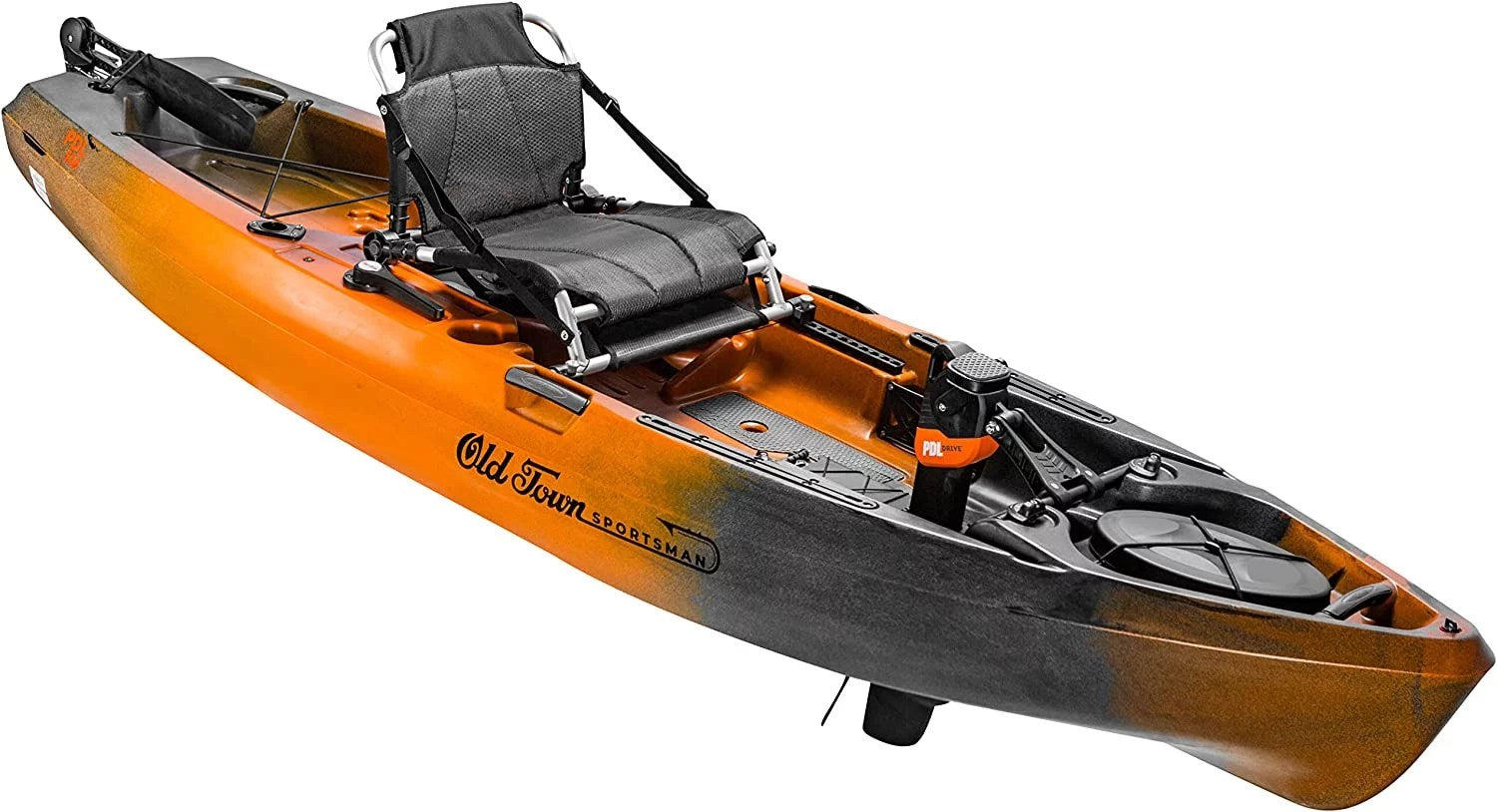 81CXAheseAL._AC_SL1500-2 Old Town Sportsman PDL 106 Pedal Sit-On-Top Kayak – Ember - Image 1