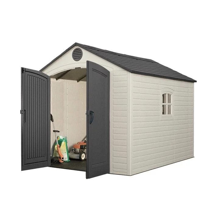 8_Ft._W_x_10_Ft._D_Plastic_Traditional_Storage_Shed_2-1 8 Ft. W x 10 Ft. D Plastic Traditional Storage Shed - Image 1
