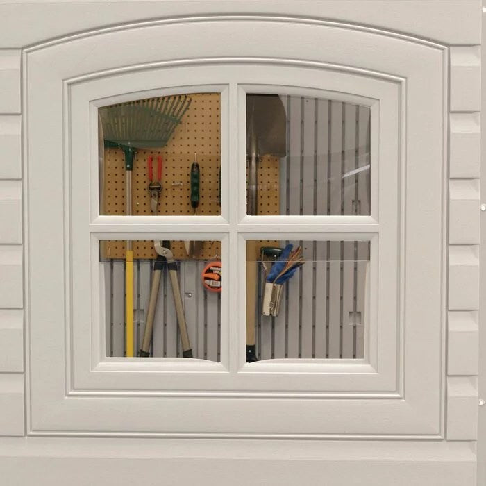 8 Ft. W x 10 Ft. D Plastic Traditional Storage Shed - Image 7