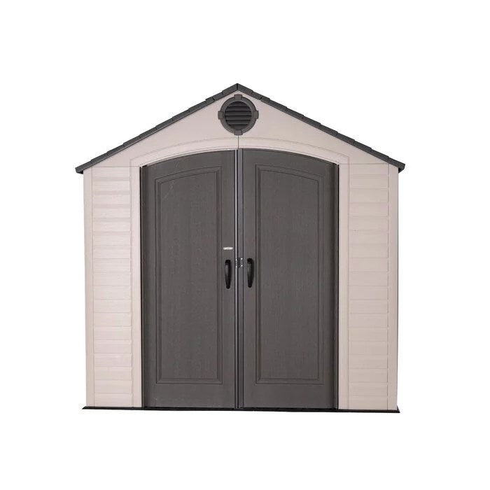 8 ft. W x 10 ft. D Plastic Storage Shed - Image 1