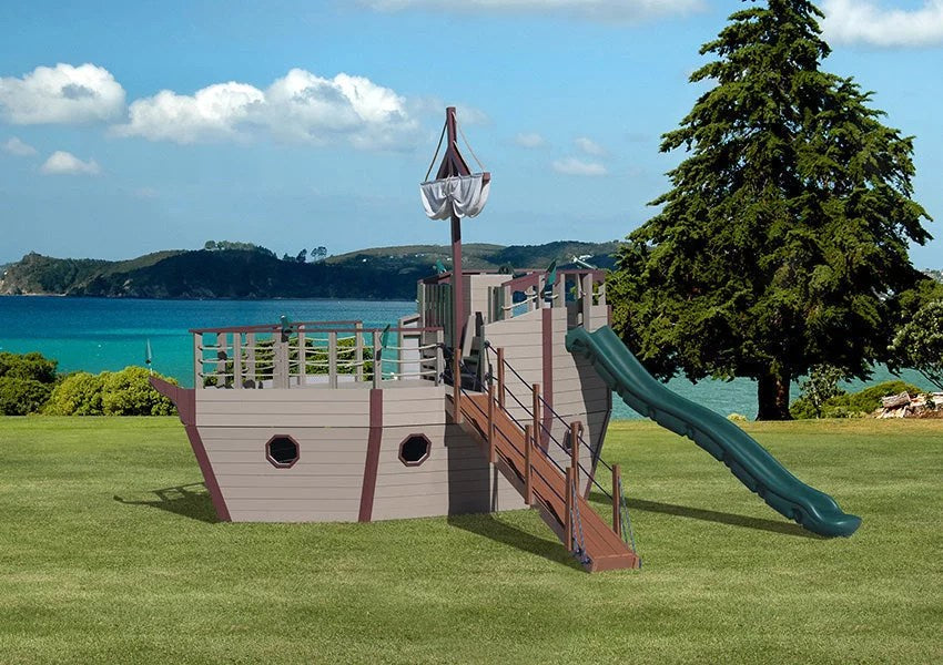 910_PolyShipAhoy_OceanBG-1 Play-Mor Youngster Yacht - Image 1