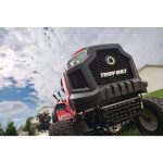 Troy Bilt Bronco 42 in 19 HP Briggs & Stratton Automatic Drive Gas Riding Lawn Tractor with Mow in Reverse - Image 7