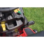 Troy Bilt Bronco 42 in 19 HP Briggs & Stratton Automatic Drive Gas Riding Lawn Tractor with Mow in Reverse - Image 3