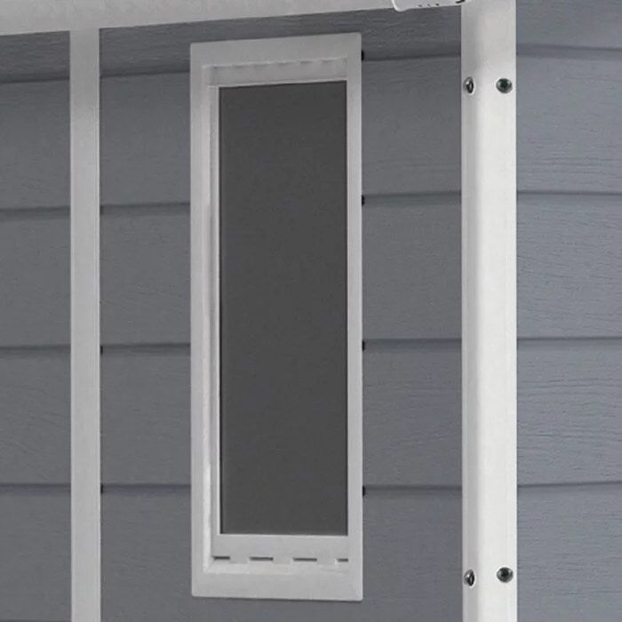 Keter Manor 4 ft. W x 6 ft. D Vertical Resin Outdoor Storage Shed Ideal For Patio Installation Included - Image 8