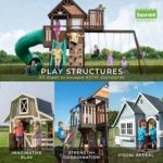 Backyard Discovery Bristol Point Cedar Swing Set/Playset(Assembled) - Image 11