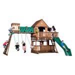 Woodridge Elite All Cedar Wooden Swing Set - Image 9