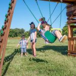 Woodridge Elite All Cedar Wooden Swing Set - Image 6