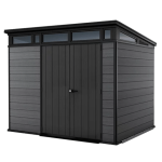 Keter Cortina 9×7 Storage Shed – Graphite