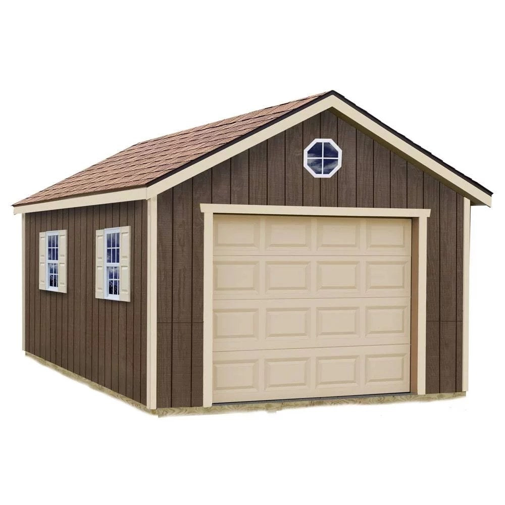 shopping-2023-05-16T182755.994_65718853-929a-469d-a47e-d39c83ad5c10-1 Sierra 12 ft. x 24 ft. Wood Garage Kit with Floor Installation Included - Image 1