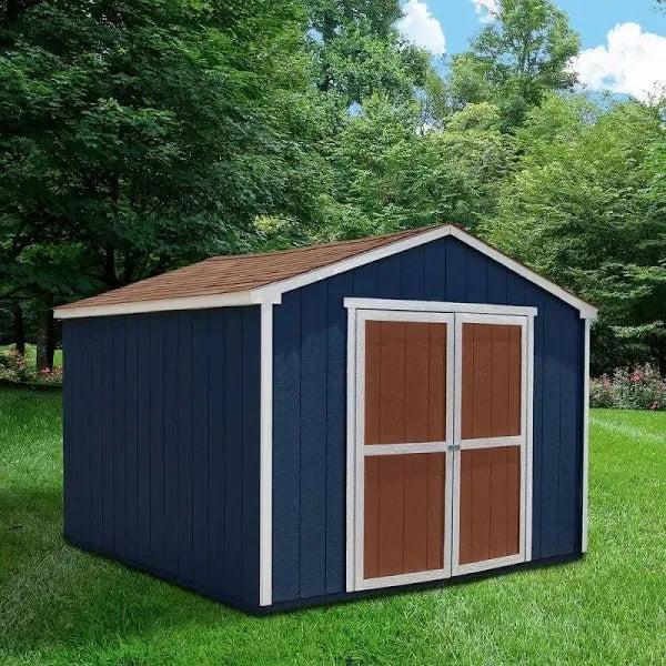 shopping_1-2 Handy Home Products Princeton 10 ft. x 10 ft. Wood Storage Shed - Image 1