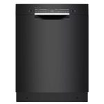 Bosch 300 Series 24″ Black Built in Dishwasher