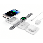 15W 3-in-1 Magnetic Wireless Charging Station Foldable Phone Charger Dock - Image 5
