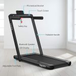 2 in 1 Folding Treadmill with Dual Display, 2.25HP Superfit Under Desk Electric Pad - Image 8
