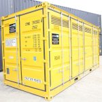 20FT new yellow container with open doors - Image 2