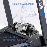 2.25HP Folding Treadmill with Incline, Superfit Electric Treadmill - Image 5