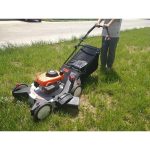 26 in. 208 cc Gas Walk Behind 3-In-1 Wide Area Self Propelled Lawn Mower, Rear Wheel Drive with Blade Brake Clutch - Image 5