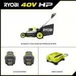 40V HP Brushless 21 in. Cordless Battery Walk Behind Dual-Blade Self-Propelled Mower - Image 10