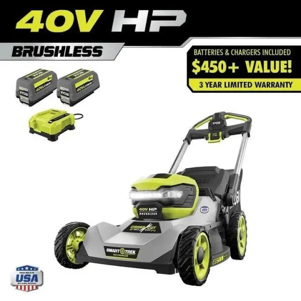 40V HP Brushless 21″ Self-Propelled Multi-Blade Mower Kits. - Prioka