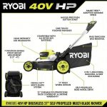 40V HP Brushless 21″ Self-Propelled Multi-Blade Mower Kits. - Image 2