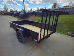 5′ X 10′ Utility Trailer Straight Deck 18″ Sides Tall Gate - Image 6
