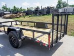 5×12 Powder Coated Dovetail Utility Trailer 3500lb Axle - Image 10