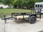 5×8 Powder Coated Dovetail Utility Trailer Single 3,500lb Axle - Image 2
