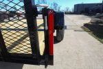 6′ 4″ x 10 Utility Trailer Dovetail Powder Coated With Gate 3,500lb Axle - Image 12